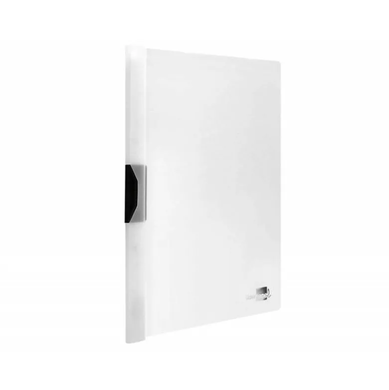 Carpeta dossier con pinza lateral Liderpapel 30 hojas Din A4 color transparente