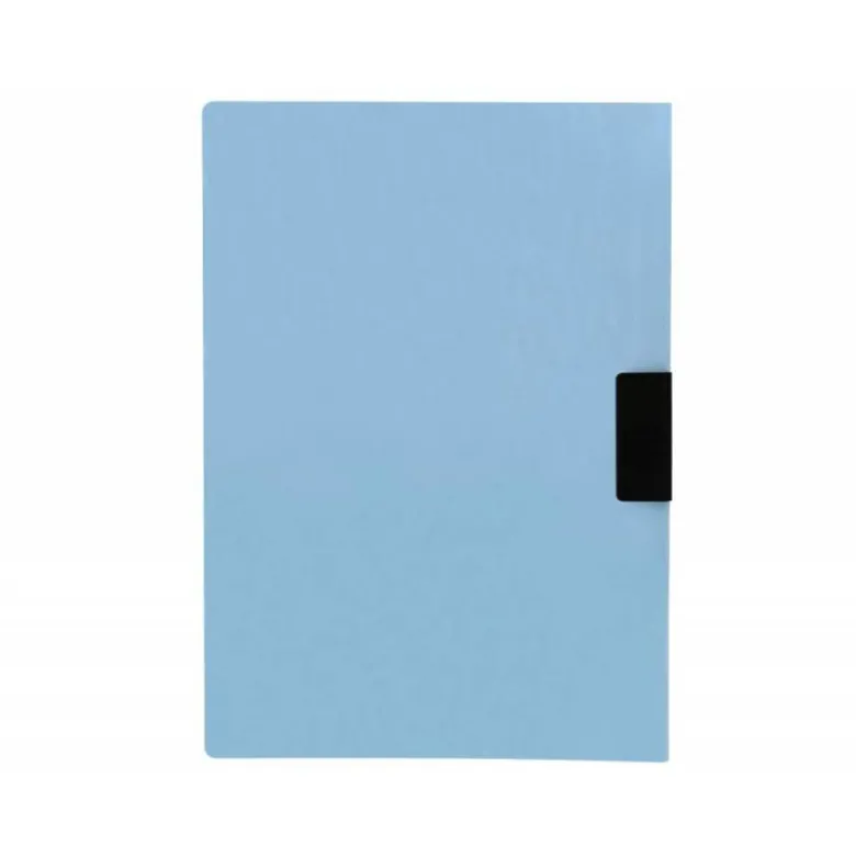 Carpeta dossier con pinza lateral Liderpapel 30 hojas Din A4 color azul