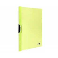 Carpeta dossier con pinza lateral Liderpapel 30 hojas Din A4 color amarillo