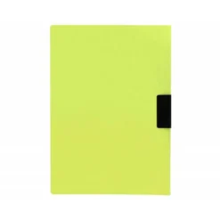 Carpeta dossier con pinza lateral Liderpapel 30 hojas Din A4 color amarillo