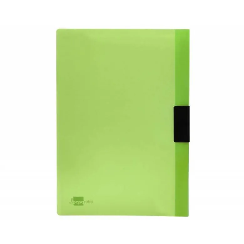 Carpeta dossier con pinza lateral Liderpapel 60 hojas Din A4 color verde