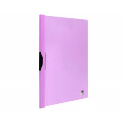 Carpeta dossier con pinza lateral Liderpapel 30 hojas Din A4 color morado