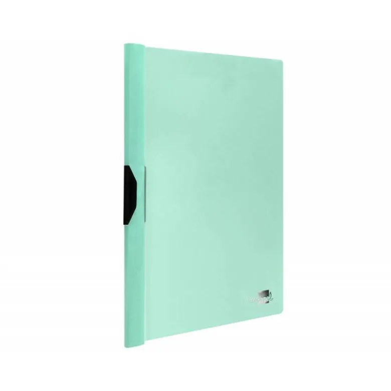 Carpeta dossier con pinza lateral Liderpapel 30 hojas Din A4 color verde