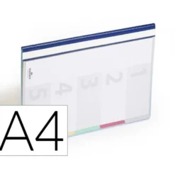Carpeta dossier fastener Duraclip DIN A4 PVC Colores Surtidos