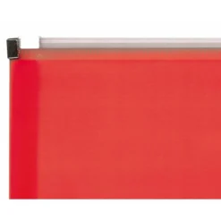 CARPETA DOSSIER LIDERPAPEL DIN A6 CIERRE DE CREMALLERA ROJO