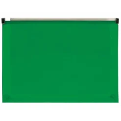 CARPETA DOSSIER LIDERPAPEL DIN A4 CIERRE DE CREMALLERA VERDE