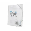 Carpeta escaparate con espiral Liderpapel DIN A4 30 fundas poliporpileno color transparente