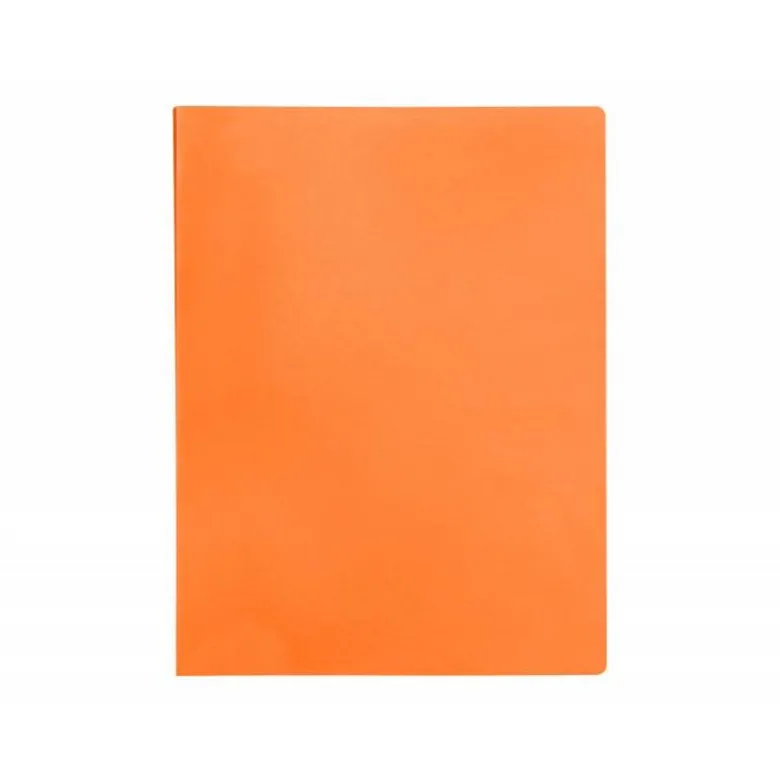 Carpeta escaparate Liderpapel DIN A4 10 fundas polipropileno color naranja