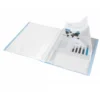 Carpeta escaparate Liderpapel DIN A4 10 fundas polipropileno color azul