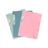 CARPETA EXACOMPTA AUTENTIK GOMAS CARTON RECICLADO TRES SOLAPAS DIN A4+ PACK DE 6 COLORES SURTIDOS