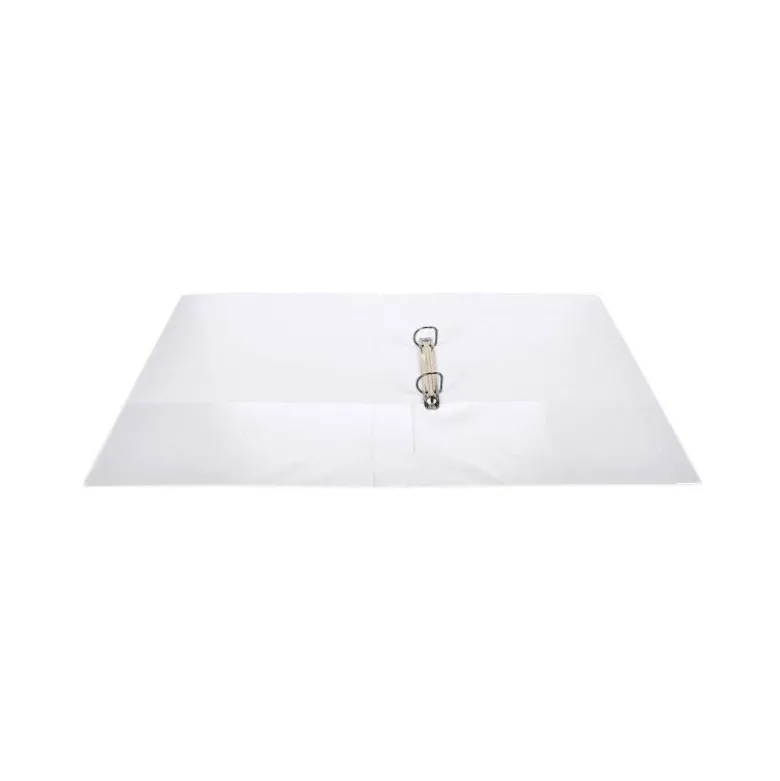 Carpeta Exacompta carton forrado blanca 2 anillas 30 mm
