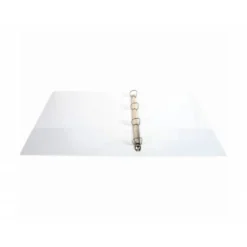 Carpeta Exacompta carton forrado blanca 4 anillas 30 mm