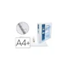 Carpeta Exacompta carton forrado blanca 2 anillas 40 mm