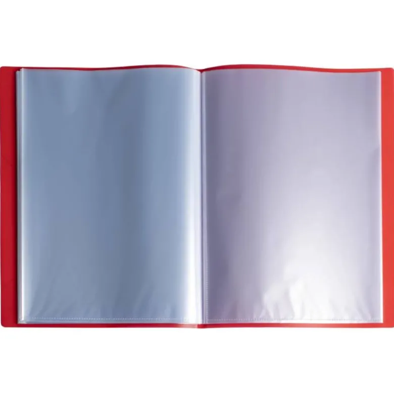 CARPETA EXACOMPTA ESCAPARATE 100 FUNDAS DIN A4 RECICLADA POLIPROPILENO COLORES SURTIDOS