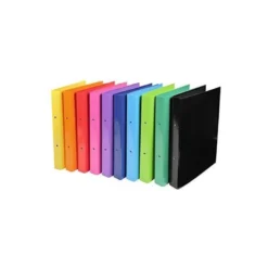 CARPETA EXACOMPTA IDERAMA 2 ANILLAS 30 MM DIN A4 CARTON FORRADO PVC COLORES SURTIDOS