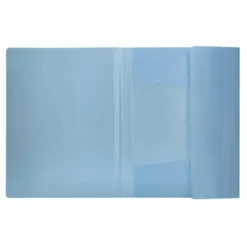 Carpeta gomas con solapa Liderpapel DIN A4 polipropileno 400 micras 100 hojas color azul