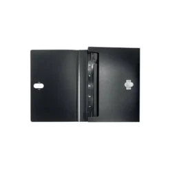 CARPETA LEITZ RECYCLE CLASIFICADOR FUELLE POLIPROPILENO 5+1 COMPARTIMENTOS DIN A4 NEGRO