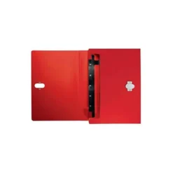 CARPETA LEITZ RECYCLE CLASIFICADOR FUELLE POLIPROPILENO 5+1 COMPARTIMENTOS DIN A4 ROJO