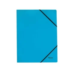 CARPETA LEITZ RECYCLE GOMAS DIN A4 CARTON RECICLABLE 100% AZUL