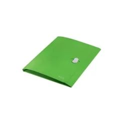 CARPETA LEITZ RECYCLE GOMAS TRES SOLAPAS DIN A4 POLIPROPILENO VERDE