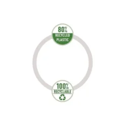 CARPETA LEITZ RECYCLE GOMAS TRES SOLAPAS DIN A4 POLIPROPILENO VERDE