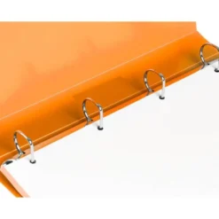 Carpeta Liderpapel 4 anillas polipropileno DIN A4 25mm color naranja