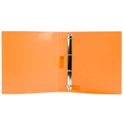 Carpeta Liderpapel 4 anillas polipropileno DIN A4 25mm color naranja