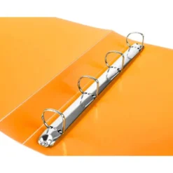 Carpeta Liderpapel 4 anillas polipropileno DIN A4 25mm color naranja