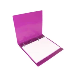 Carpeta Liderpapel 4 anillas polipropileno DIN A4 25mm color rosa