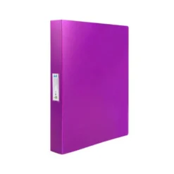 Carpeta Liderpapel 4 anillas polipropileno DIN A4 25mm color rosa