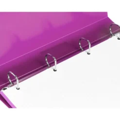 Carpeta Liderpapel 4 anillas polipropileno DIN A4 25mm color rosa