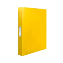 CARPETA LIDERPAPEL 4 ANILLAS 25 MM MIXTAS POLIPROPILENO DIN A4 AMARILLO