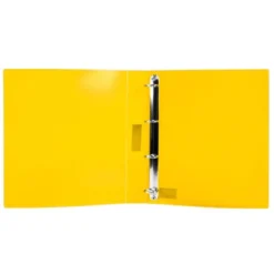 CARPETA LIDERPAPEL 4 ANILLAS 25 MM MIXTAS POLIPROPILENO DIN A4 AMARILLO