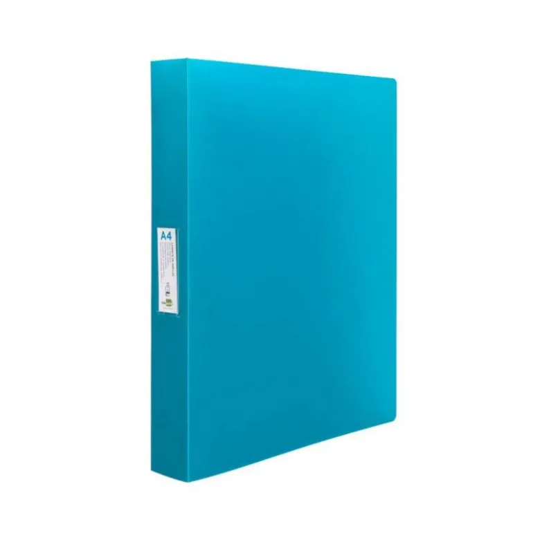 Carpeta Liderpapel 4 anillas polipropileno DIN A4 25mm color azul