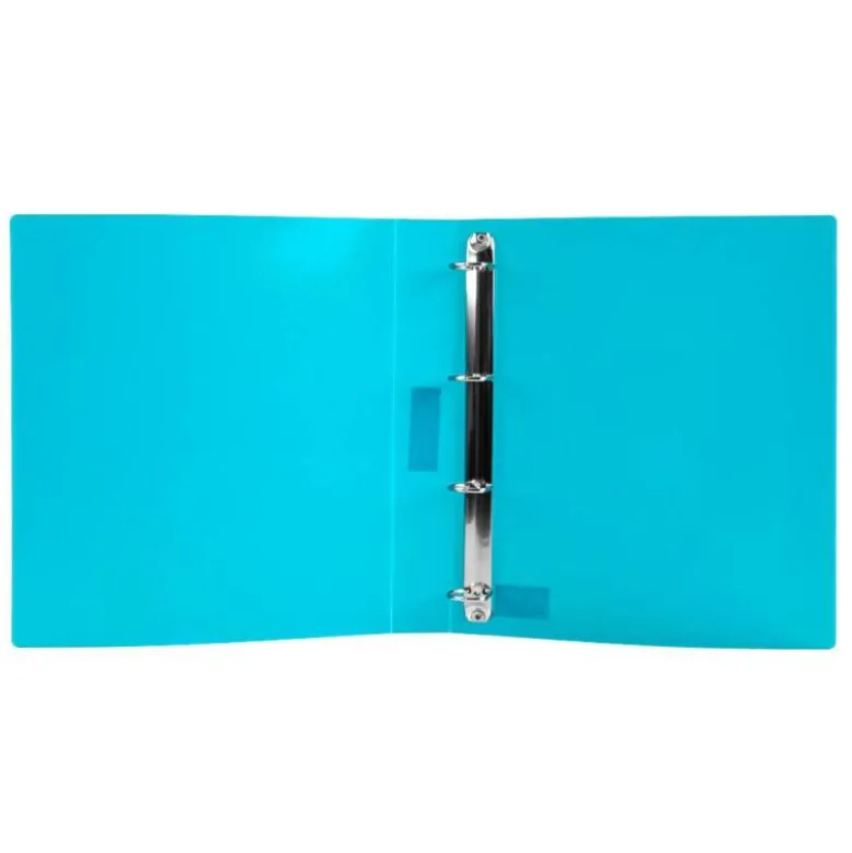 Carpeta Liderpapel 4 anillas polipropileno DIN A4 25mm color azul