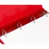 Carpeta Liderpapel 4 anillas polipropileno DIN A4 25mm color rojo
