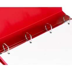 Carpeta Liderpapel 4 anillas polipropileno DIN A4 25mm color rojo