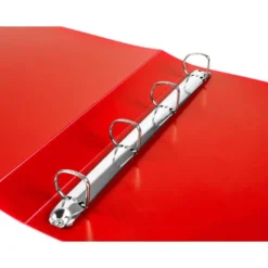 Carpeta Liderpapel 4 anillas polipropileno DIN A4 25mm color rojo