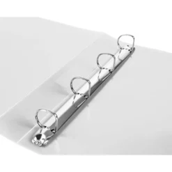Carpeta Liderpapel 4 anillas polipropileno DIN A4 25mm color transparente