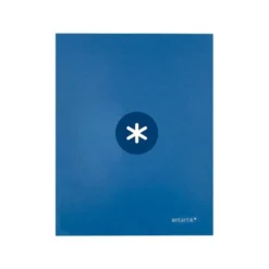 CARPETA LIDERPAPEL ANTARTIK DIN A4 FORRADA 4 ANILLAS 25 MM AZUL