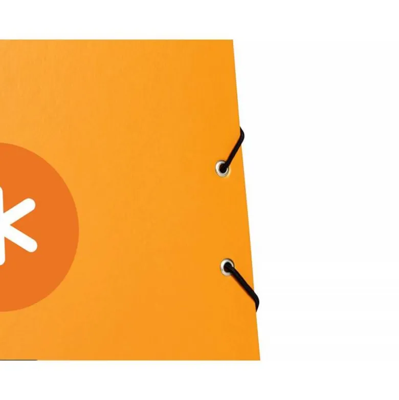 CARPETA LIDERPAPEL ANTARTIK GOMAS A4 3 SOLAPAS CARTON FORRADO COLOR MOSTAZA