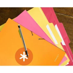CARPETA LIDERPAPEL ANTARTIK GOMAS A4 3 SOLAPAS CARTON FORRADO COLOR MOSTAZA