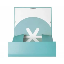 Carpeta Liderpapel Antartik Din A4 con Solapas Cartón forrado color menta