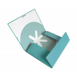 Carpeta Liderpapel Antartik Din A4 con Solapas Cartón forrado color menta