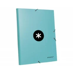Carpeta Liderpapel Antartik Din A4 con Solapas Cartón forrado color menta