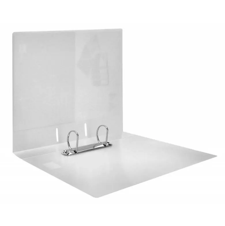 CARPETA LIDERPAPEL CANGURO 2 ANILLAS 40 MM MIXTAS POLIPROPILENO DIN A4 TRANSPARENTE