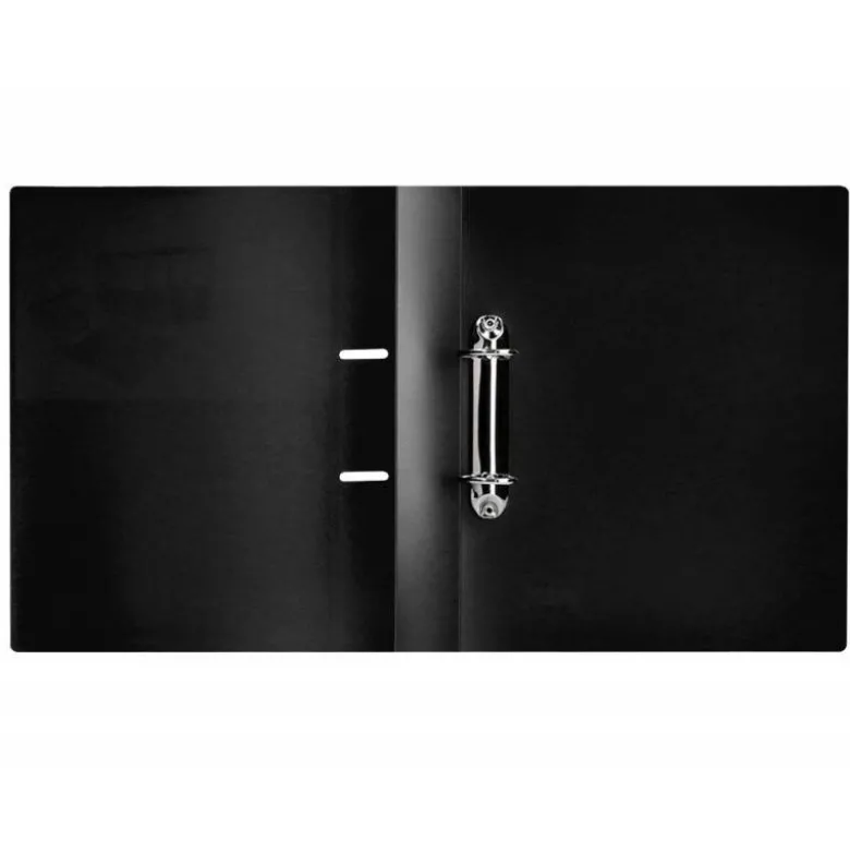 CARPETA LIDERPAPEL CANGURO 2 ANILLAS 40 MM MIXTAS POLIPROPILENO DIN A4 NEGRO