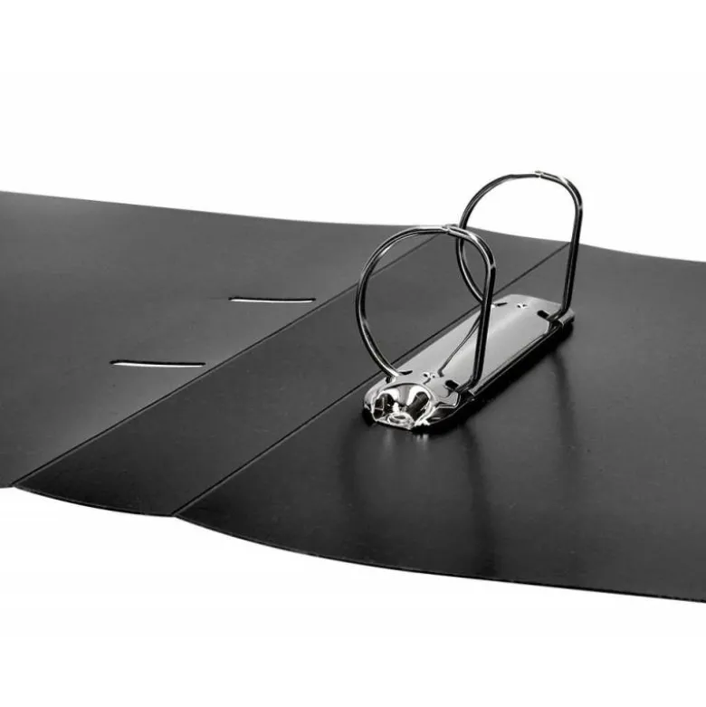 CARPETA LIDERPAPEL CANGURO 2 ANILLAS 40 MM MIXTAS POLIPROPILENO DIN A4 NEGRO