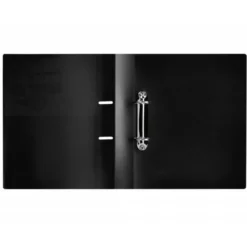 CARPETA LIDERPAPEL CANGURO 2 ANILLAS 40 MM MIXTAS POLIPROPILENO DIN A4 NEGRO