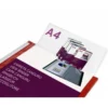 CARPETA LIDERPAPEL DIN A4 COLOR ROJO POLIPROPILENO